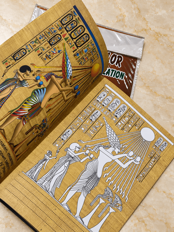 Akhenaten Ailesi Boyama Kitabı