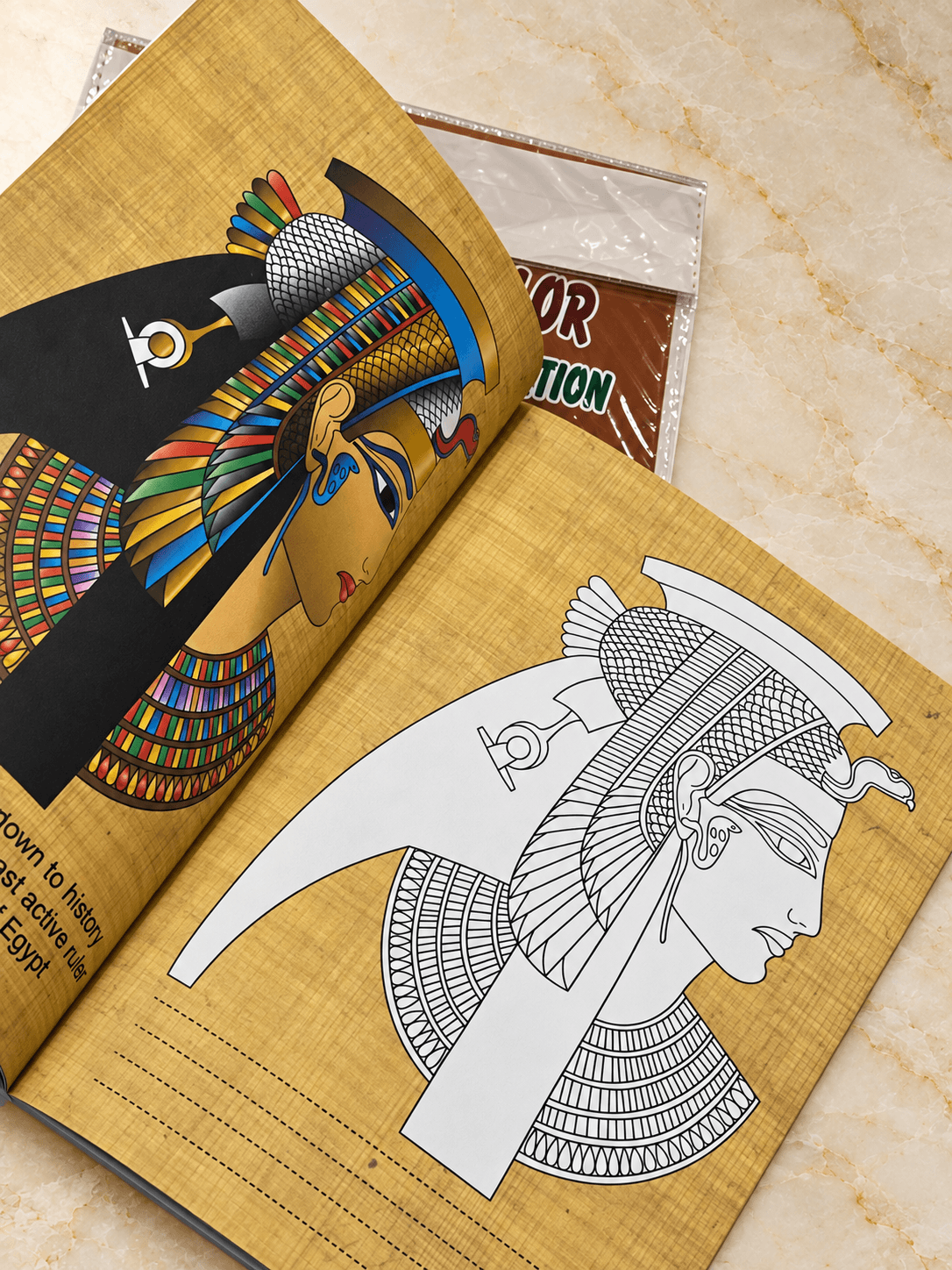 Akhenaten Ailesi Boyama Kitabı