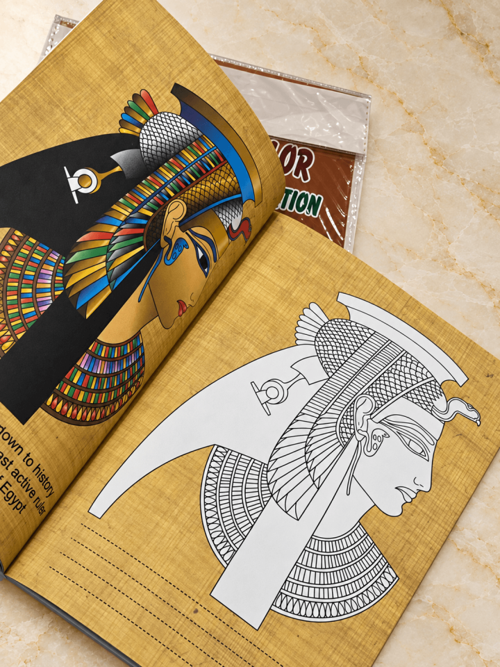 Akhenaten Ailesi Boyama Kitabı