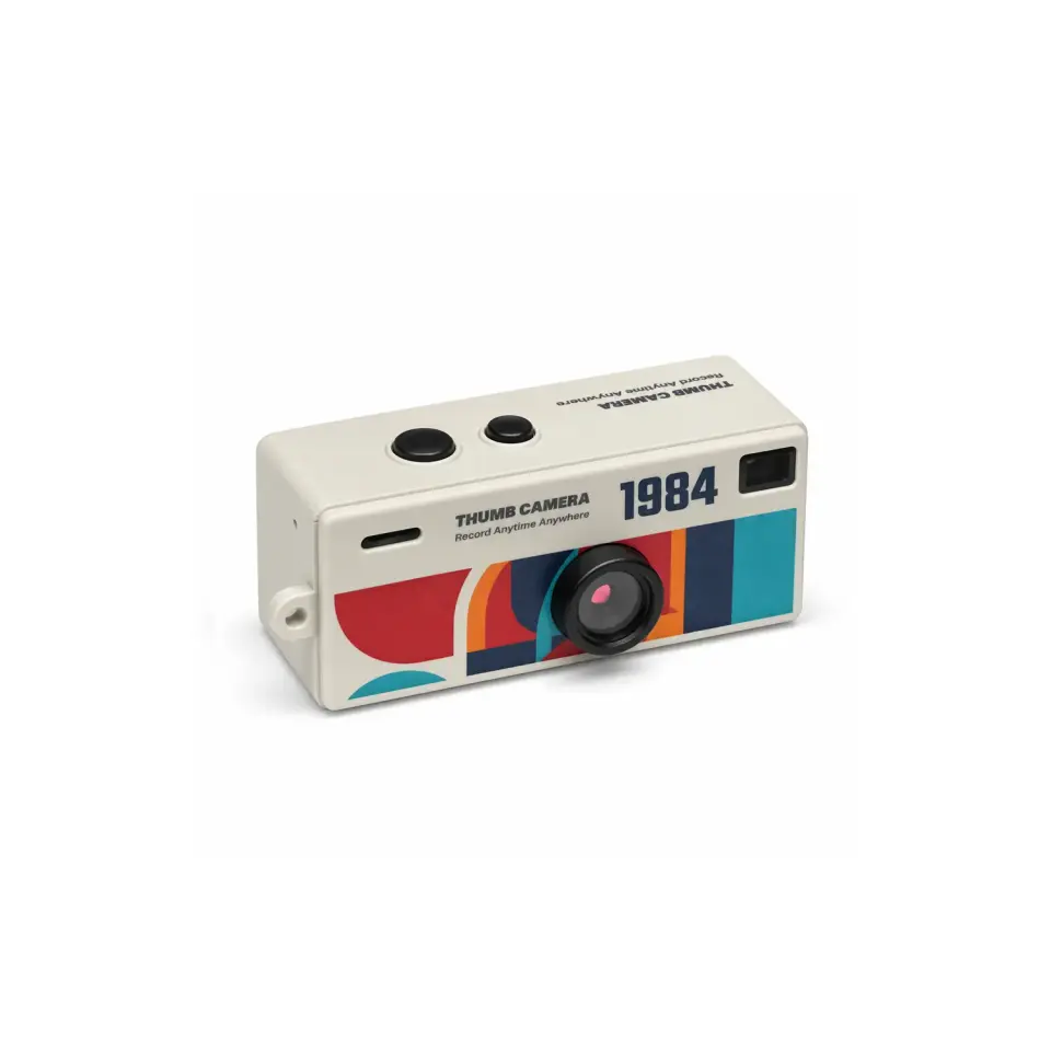 Thumb Camera Retro Mini Kamera – 1080p HD Video, TFT LCD Ekranlı ve 26 g Ultra Hafif Taşınabilir Dijital Kamera