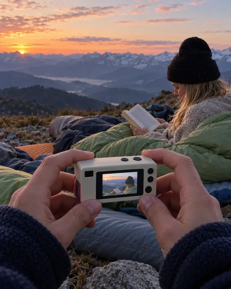 Thumb Camera Retro Mini Kamera – 1080p HD Video, TFT LCD Ekranlı ve 26 g Ultra Hafif Taşınabilir Dijital Kamera